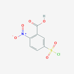 molecular formula C7H4ClNO6S B3390417 5-(Chlorosulfonyl)-2-nitrobenzoic acid CAS No. 98555-64-7