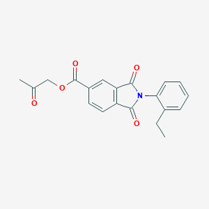 molecular formula C20H17NO5 B339042 2-Oxopropyl 2-(2-ethylphenyl)-1,3-dioxo-5-isoindolinecarboxylate 