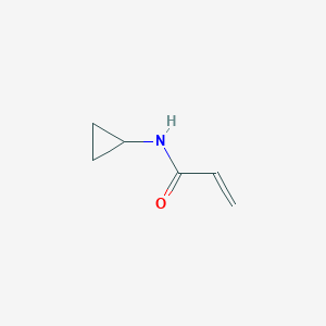 molecular formula C6H9NO B3390420 2-丙烯酰胺，N-环丙基- CAS No. 98732-17-3
