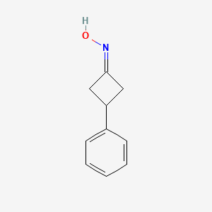 molecular formula C10H11NO B3390439 3-Phenylcyclobutanone oxime CAS No. 99059-91-3