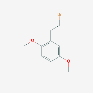 molecular formula C10H13BrO2 B3390450 2-(2-Bromoethyl)-1,4-dimethoxybenzene CAS No. 99187-42-5