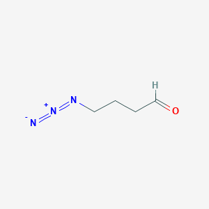 molecular formula C4H7N3O B3390468 4-叠氮基丁醛 CAS No. 99545-47-8