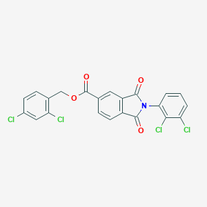 molecular formula C22H11Cl4NO4 B339049 2,4-Dichlorobenzyl 2-(2,3-dichlorophenyl)-1,3-dioxo-5-isoindolinecarboxylate 
