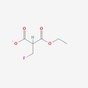 Propanedioic acid, fluoromethyl-, monoethyl ester