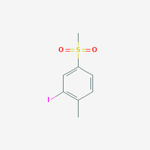 molecular formula C8H9IO2S B3390503 2-Iodo-1-methyl-4-(methylsulfonyl)benzene CAS No. 100959-90-8