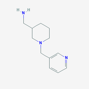 molecular formula C12H19N3 B3390524 [1-(Pyridin-3-ylmethyl)piperidin-3-yl]methanamine CAS No. 1019380-70-1