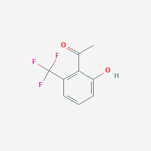 molecular formula C9H7F3O2 B3390530 1-(2-Hydroxy-6-trifluoromethylphenyl)ethanone CAS No. 1024605-96-6