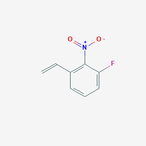 molecular formula C8H6FNO2 B3390611 2-Nitro-3-fluorostyrene CAS No. 1112241-39-0