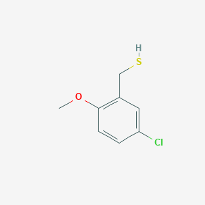 molecular formula C8H9ClOS B3390636 (5-Chloro-2-methoxy-phenyl)-methanethiol CAS No. 1155100-13-2