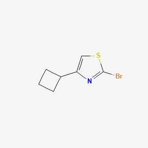 molecular formula C7H8BrNS B3390654 2-Bromo-4-cyclobutylthiazole CAS No. 1159820-59-3