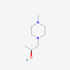 molecular formula C8H18N2O B3390684 (2S)-1-(4-methylpiperazin-1-yl)propan-2-ol CAS No. 1187307-98-7