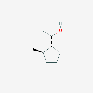 molecular formula C8H16O B3390692 rel-1-((1R,2R)-2-Methylcyclopentyl)ethanol CAS No. 1194794-42-7