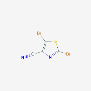 molecular formula C4Br2N2S B3390706 2,5-Dibromo-1,3-thiazole-4-carbonitrile CAS No. 1204297-23-3