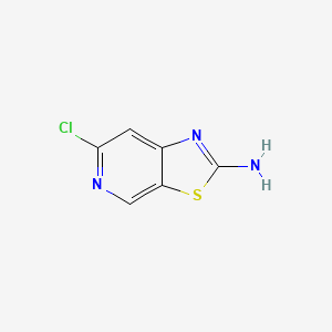 molecular formula C6H4ClN3S B3390713 6-Chlorothiazolo[5,4-c]pyridin-2-amine CAS No. 1206250-50-1