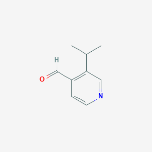 molecular formula C9H11NO B3390728 3-Isopropylisonicotinaldehyde CAS No. 1211578-15-2