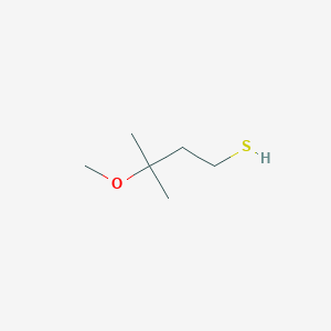 molecular formula C6H14OS B3390779 3-Methoxy-3-methylbutane-1-thiol CAS No. 1228531-20-1