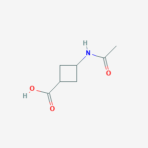 molecular formula C7H11NO3 B3390821 3-Acetamidocyclobutane-1-carboxylic acid CAS No. 1248563-70-3