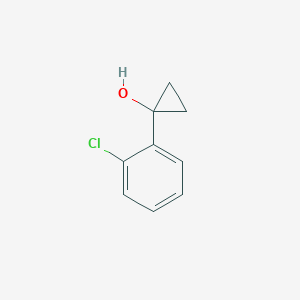 molecular formula C9H9ClO B3390854 1-(2-Chlorophenyl)cyclopropan-1-ol CAS No. 1250952-75-0