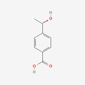 molecular formula C9H10O3 B3390866 (S)-4-(1-hydroxyethyl)benzoic acid CAS No. 125577-89-1