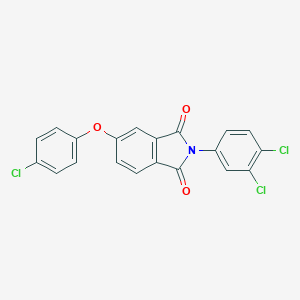 molecular formula C20H10Cl3NO3 B339087 5-(4-chlorophenoxy)-2-(3,4-dichlorophenyl)-1H-isoindole-1,3(2H)-dione 