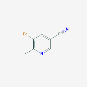 molecular formula C7H5BrN2 B3390872 5-Bromo-6-methylnicotinonitrile CAS No. 1256792-16-1