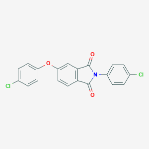 molecular formula C20H11Cl2NO3 B339089 5-(4-chlorophenoxy)-2-(4-chlorophenyl)-1H-isoindole-1,3(2H)-dione 