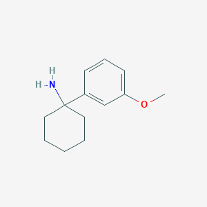 molecular formula C13H19NO B3390896 1-(3-Methoxyphenyl)cyclohexanamine CAS No. 125802-07-5