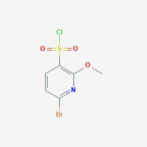 molecular formula C6H5BrClNO3S B3390917 6-Bromo-2-methoxypyridine-3-sulfonyl chloride CAS No. 1261866-85-6