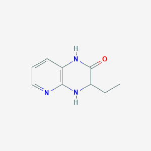 molecular formula C9H11N3O B3390995 3-ethyl-1H,2H,3H,4H-pyrido[2,3-b]pyrazin-2-one CAS No. 1315365-27-5