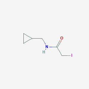 molecular formula C6H10INO B3391013 N-(cyclopropylmethyl)-2-iodoacetamide CAS No. 1341080-48-5