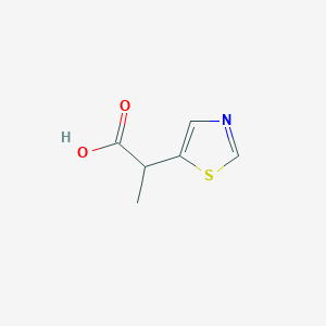 2-(1,3-Thiazol-5-yl)propanoic acid