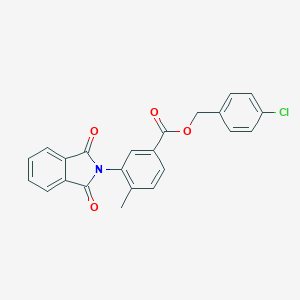 4-chlorobenzyl 3-(1,3-dioxo-1,3-dihydro-2H-isoindol-2-yl)-4-methylbenzoate