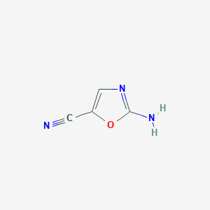 molecular formula C4H3N3O B3391135 2-Aminooxazole-5-carbonitrile CAS No. 1418740-51-8
