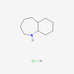 molecular formula C10H20ClN B3391159 decahydro-1H-1-benzazepine hydrochloride CAS No. 1427380-23-1
