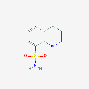 molecular formula C10H14N2O2S B3391192 1-Methyl-1,2,3,4-tetrahydroquinoline-8-sulfonamide CAS No. 1461715-26-3