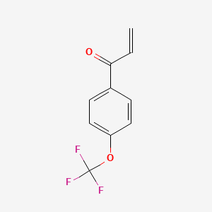 molecular formula C10H7F3O2 B3391206 1-(4-Trifluoromethoxy-phenyl)-propenone CAS No. 1476730-98-9