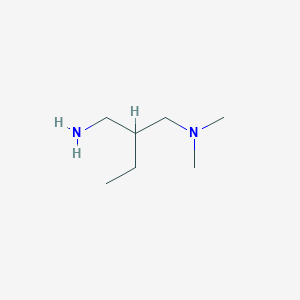 molecular formula C7H18N2 B3391220 2-Ethyl-N1,N1-dimethylpropane-1,3-diamine CAS No. 1489602-69-8
