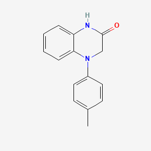 molecular formula C15H14N2O B3391230 4-(P-Tolyl)-3,4-dihydroquinoxalin-2(1H)-one CAS No. 1500670-27-8