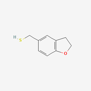 molecular formula C9H10OS B3391252 2,3-Dihydro-1-benzofuran-5-ylmethanethiol CAS No. 1521860-04-7