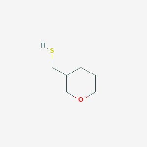 molecular formula C6H12OS B3391269 Oxan-3-ylmethanethiol CAS No. 1533680-95-3