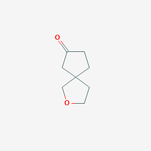 molecular formula C8H12O2 B3391293 2-Oxaspiro[4.4]nonan-7-one CAS No. 1557247-04-7