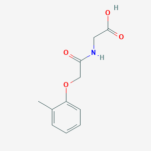 molecular formula C11H13NO4 B339131 N-[(2-methylphenoxy)acetyl]glycine 
