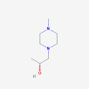 molecular formula C8H18N2O B3391324 (2R)-1-(4-methylpiperazin-1-yl)propan-2-ol CAS No. 1568093-02-6