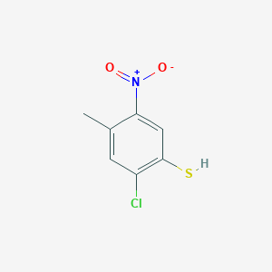 molecular formula C7H6ClNO2S B3391349 2-Chloro-4-methyl-5-nitrothiophenol CAS No. 1613616-15-1