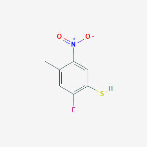 molecular formula C7H6FNO2S B3391352 2-Fluoro-4-methyl-5-nitrothiophenol CAS No. 1613616-17-3