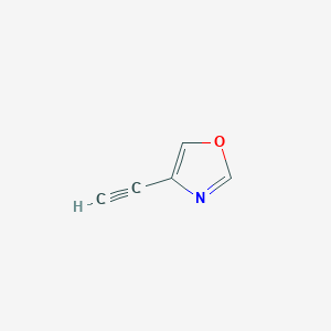 molecular formula C5H3NO B3391381 4-Ethynyl-1,3-oxazole CAS No. 1693759-64-6