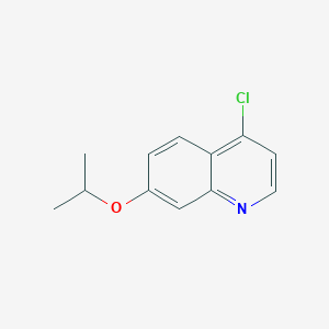 molecular formula C12H12ClNO B3391424 Quinoline, 4-chloro-7-(1-methylethoxy)- CAS No. 178984-52-6