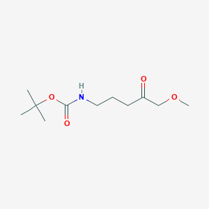 molecular formula C11H21NO4 B3391438 tert-butyl N-(5-methoxy-4-oxopentyl)carbamate CAS No. 1803570-52-6