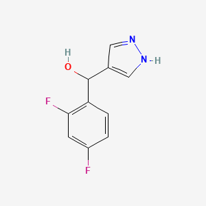 (2,4-Difluorophenyl)(1H-pyrazol-4-yl)methanol