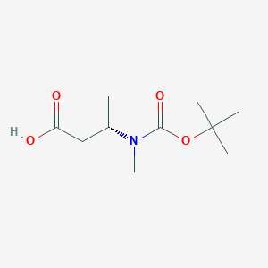 molecular formula C10H19NO4 B3391628 (S)-3-(N-Boc-N-methyl-amino)butanoic acid CAS No. 193414-04-9